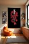 Fire Dragon Spirit – Anime Movie Character Themed Quality Fabric, Room Decor Tapestry Wall Rug Pieces - 4
