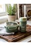 Premium Portable Bento Lunch Box & Travel Tumbler Set with Reusable Cutlery - Green - 2