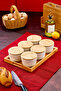 Leo 6-Piece 10 cm Porcelain Breakfast Set with Bamboo Lid Trays Ckr3930 - 4