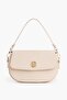 101 Cream Women's Bag with Shoulder Bag Zippers and Lined Internal Compartments