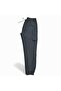 Anthracite Color Woven Cargo Pants - Zippered Pocket - Elasticated at the Leg - 3