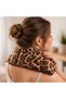 Cherry Seed Therapy Pillow (Leopard) 70X20 cm for Neck and Back