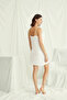 Women'S, Ecru, Low-Cut Collar and Sleeves, Lace Piece Dressing Gown Set - 7