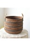 Natural Brown Round Basket Organizer & Decorative Room Organizer (m) - 4