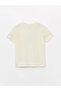Lcw Baby Ecru Crew Neck Printed Baby Boy T-Shirt - 2