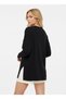 Women's Crew Neck Sweater with Slit Premium Yarns on the Sides, Casual Knitwear 12410.Vrt - 3