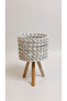 Flower Pot – White Flower Pot 20 cm Diameter - 3