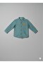 Boy's Suit 100% Cotton, Cotton Pieces, Plain Flared Collar Shirt and Gabardine Pants (Classic Combination) - 5