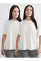 Esvab • Modern & Distinctive Plus Size Zero Roba Collar Women's T-Shirt 2-Pack