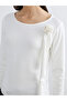 Crew Neck Floral Applique Women's T-Shirt - 3