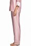 Women's Pink Striped Satin Pajama Bottoms - 2