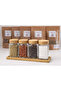 5-Piece Set with Bamboo Stands and Lids, Glass Spice Jar Set, Square Design, Spice Jar, Salt Shaker, Pepper Shaker - 2