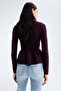 Knitted peplum top - 3