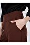 Basic Comfortable Cut Pants Chocolate - 6
