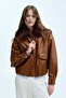Fluffy-collared jacket - 3