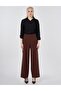Basic Comfortable Cut Pants Chocolate - 2