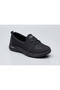 Black Knitwear Shoes Black Ballet Flats Walking Shoes Knitwear Shoes - 3