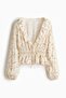 Flounce-trimmed viscose blouse - 5