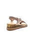 Low Wedge Sole Stone Beige Color Women's Stylish Sandals (Small Size) - 6