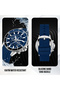 Men's Multi Function Dark Blue Dial Watch - SL.9.2572.2.399 - 7
