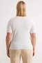 Women's Plus Size Blouse Knitwear Crew Neck Short Standard Sleeve Heart Embroidery Thin Special Yarn Tuşe - 6