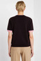 Women's Blouse Crew Neck Short Sleeve Soft-Textured Knitwear Regular Fit Contrast Detailed Single Plate - 6