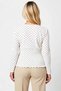 Women's Plus Size Blouse V-Neck Long Sleeve Gipeli Ribbed Knit Knitted Polka Dot Pack Patterned Fitted Fit - 6