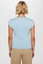 Women's Plus Size Blouse Basic Crew Neck Short Sleeve Fitted Mold Rib Knit Knitted Plain Stretchy - 6