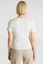 Women's Plus Size Blouse Crew Neck Short Sleeve Knitted Rib Knit Side Ruched Fitted Fit Aesthetic - 6