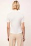 Women's Blouse Regular Fit Polo Collar Short Sleeve Knitted Combed Cotton Single Jersey Karyoka Seam Detail Stylish - 6