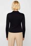 Women's Plus Size Blouse Mock Neck Long Sleeve Knitted Fake Knitwear Sheer Ultra Lightweight Plain Fitted - 6