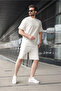 Ecru Men's Shorts T-Shirt Set E7347 - 6