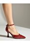 Heeled Flat and Crocodile Patterned Evening Dress Shoes 8.5cm -Feli̇syabuti̇k - 2