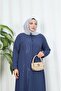 Printed Stone Plus Size Ferace Indigo Hnt1001 - 5