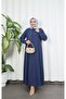 Printed Stone Plus Size Ferace Indigo Hnt1001 - 2