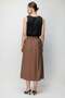 Belt Li Midi Length A-Line Skirt - 5