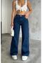 New Season High Waisted Loose Fit Stretchy Women's Palazzo Jeans