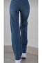 New Season High Waisted Loose E Stretchy Women's Palazzo Jeans - 3