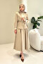 Viviana Jacket Skirt Set - Beige - 4