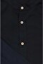 Slim Fit Long Sleeve Easy-Iron Sweat-Absorbing Breathable Texture Four Seasons Black Men's Shirt - 2