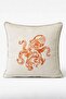 Octopus Patterned Sea Themed Decorative Cushion Cover