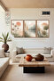 Table with Static Cling Feature - Poster Flower (Model- 73)