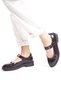 Burgundy Patent Leather Genuine Leather Women's Mary Janes Ballerina Shoes with Straps Real Leather Women's Maryjane Shoes - 4