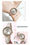 9077 Luxury Ladies Quartz Leather Wristwatch Dress Women's Pointer Display Gift - 4