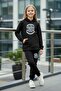 Kids 2-Piece Girls' Tracksuit Set Hooded Printed - 3