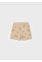 Boy's Patterned Bermuda Beige 3209 - 2