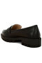 Women's Faux Leather Chunky Loafers in Tan - 3
