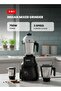 Indian Mixer Grinder 750W | 3-Speed with Pulse | 3 Stainless Steel Jars | Heavy Duty Motor
