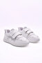 Butterfly Girl Child Genuine Leather White Color Sneakers - 5