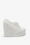 Liina Women's Wedding Dress Padded Shoes - Lace